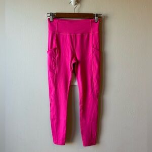 Monrow Bright Pink Performance Leggings Size XS